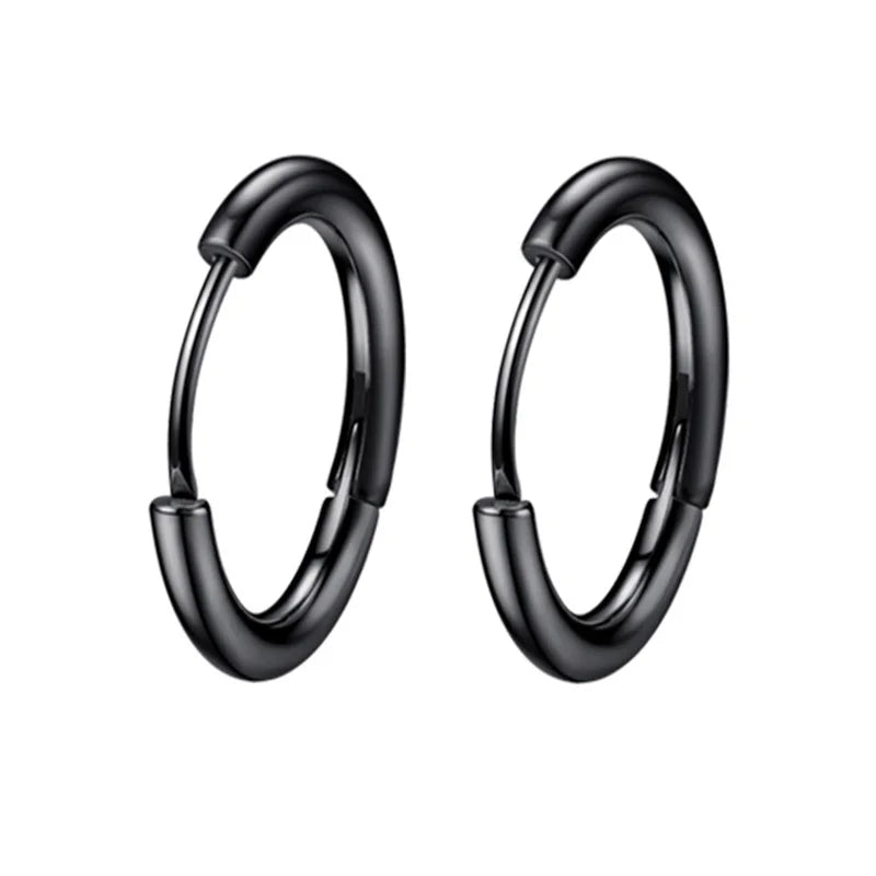 SMYXY UNISEX Stainless Steel Small Hoop Earrings