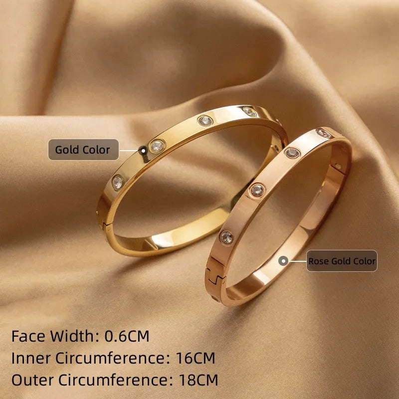 Fashion Round Cubic Zirconia Bracelet