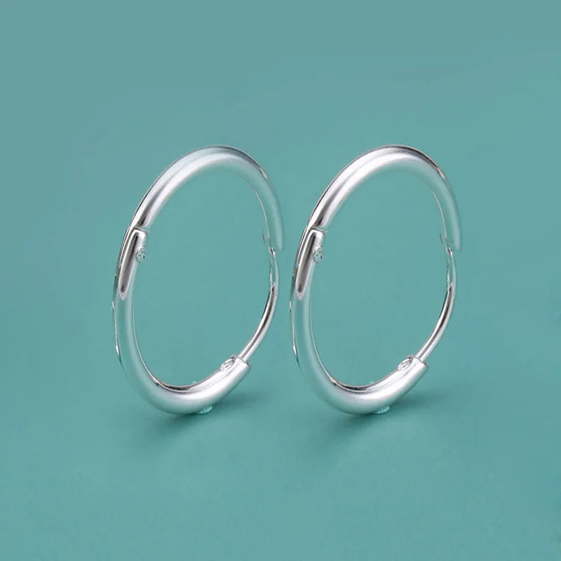 SMYXY UNISEX Stainless Steel Small Hoop Earrings