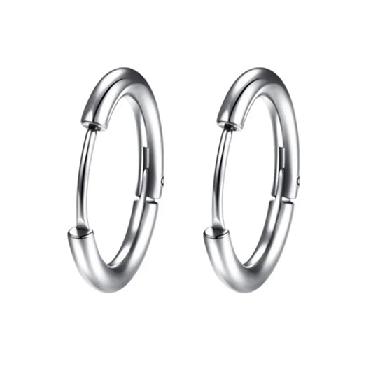 SMYXY UNISEX Stainless Steel Small Hoop Earrings
