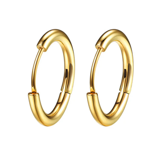 SMYXY UNISEX Stainless Steel Small Hoop Earrings