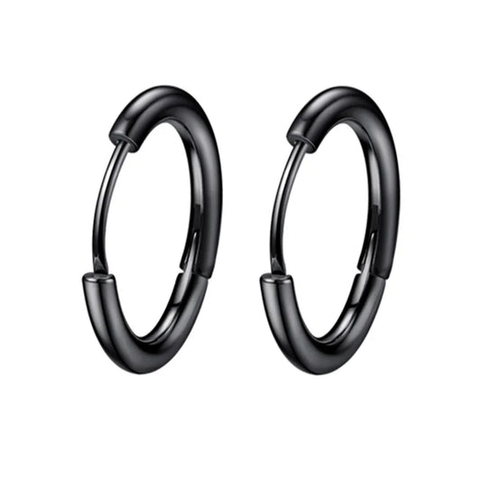 SMYXY UNISEX Stainless Steel Small Hoop Earrings