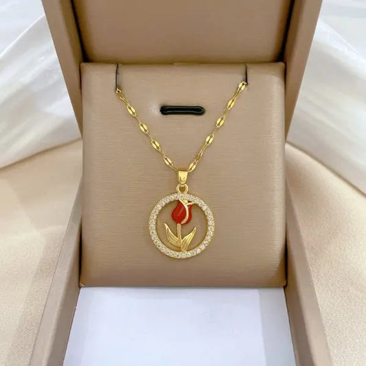 RINHOO FRIENDSHIP Butterfly Tassel Necklace