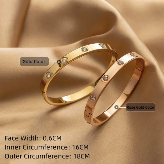 Fashion Round Cubic Zirconia Bracelet
