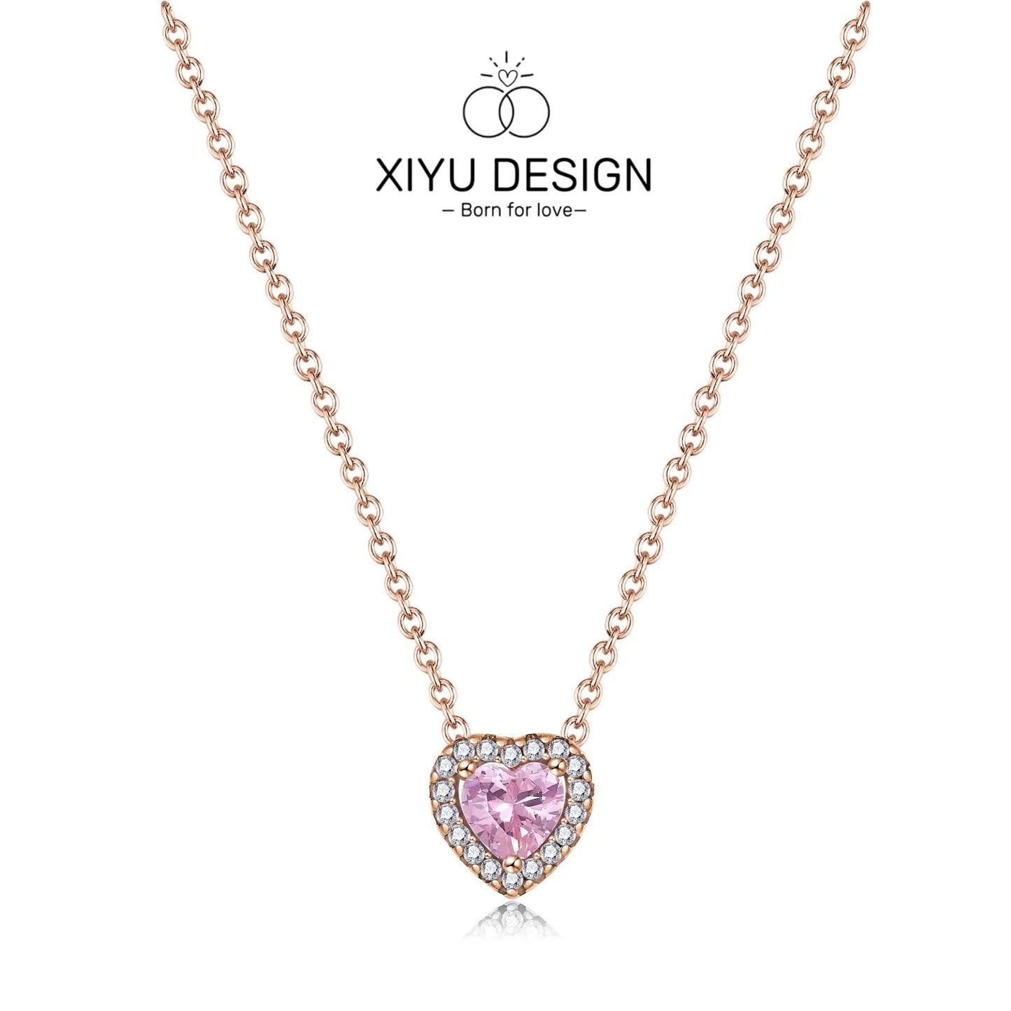 XIYU DESIGN 925 Sterling Silver Multi Shapes Ring Earrings Necklace