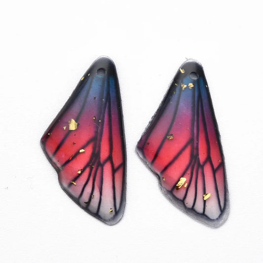 100Pcs Butterfly Wing Insect Dragonfly Wing  Pendant