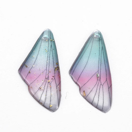 100Pcs Butterfly Wing Insect Dragonfly Wing  Pendant