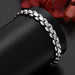GINSTONELATE 925 Sterling Silver Chain Bracelet for Women