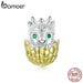 BAMOER  925 Sterling Silver Easter  Cute Dragon Egg Beads Bracelet