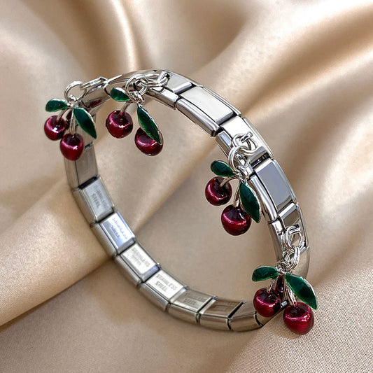 AENSOA Stainless Steel Elastic Bracelet Bangle for Women