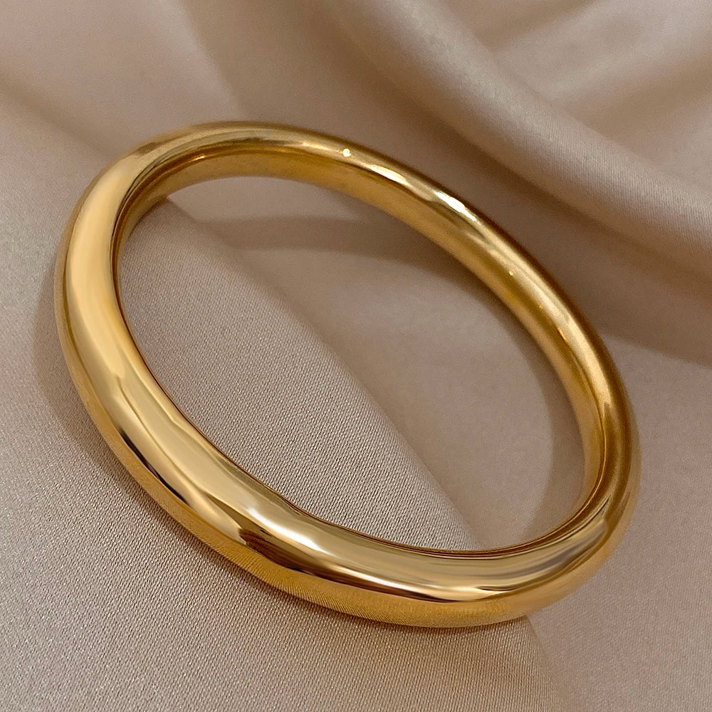 AENSOA Stainless Steel Thick Bracelet