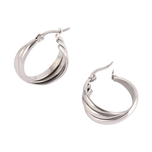 Stainless Steel Hoop Earrings for Women