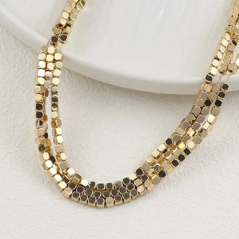 BTFBES Square Stone Beads