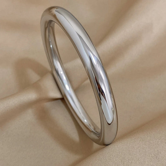 AENSOA Stainless Steel Thick Bracelet