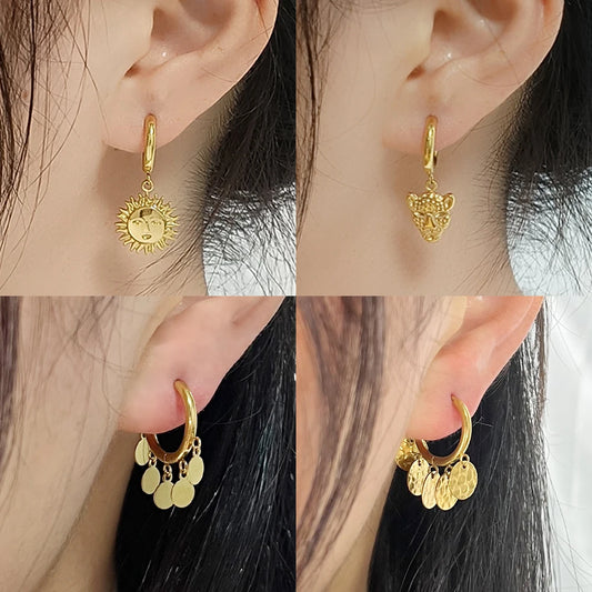 Stainless Steel Hoop Earrings for Women