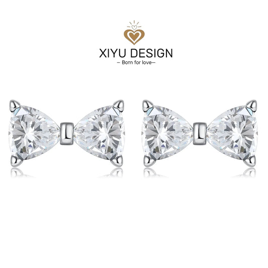 XIYU DESIGN 925 Sterling Silver Multi Shapes Ring Earrings Necklace