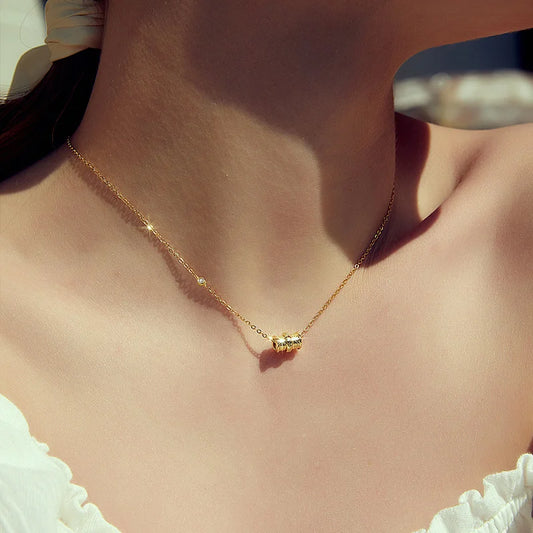BAMOER U 925 Sterling Silver Pendant Necklace