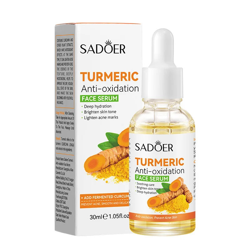 SADOER Vitamin C Niacinamide Hyaluronic Acid Turmeric Face Serum