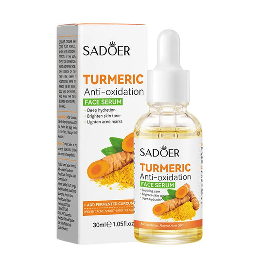 SADOER Vitamin C Niacinamide Hyaluronic Acid Turmeric Face Serum
