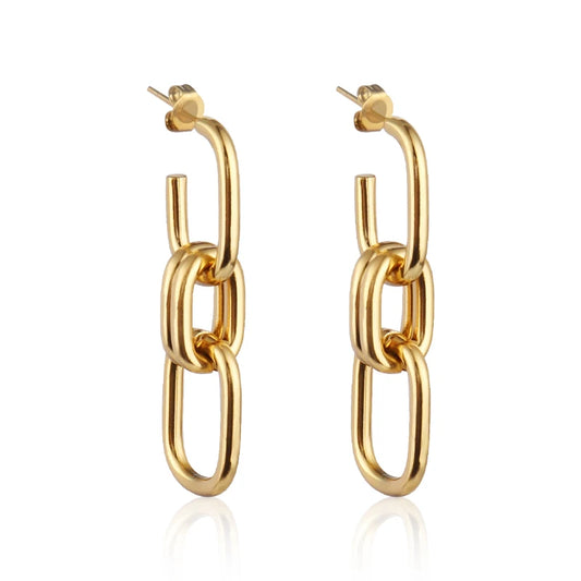 Stainless Steel Hoop Earrings for Women