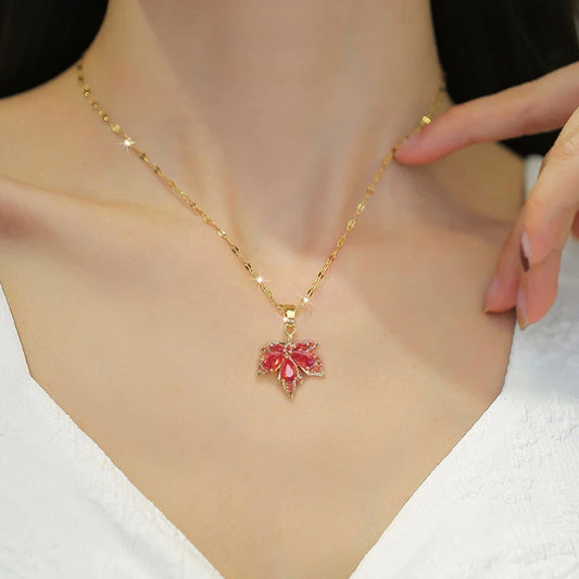 RINHOO FRIENDSHIP Butterfly Tassel Necklace