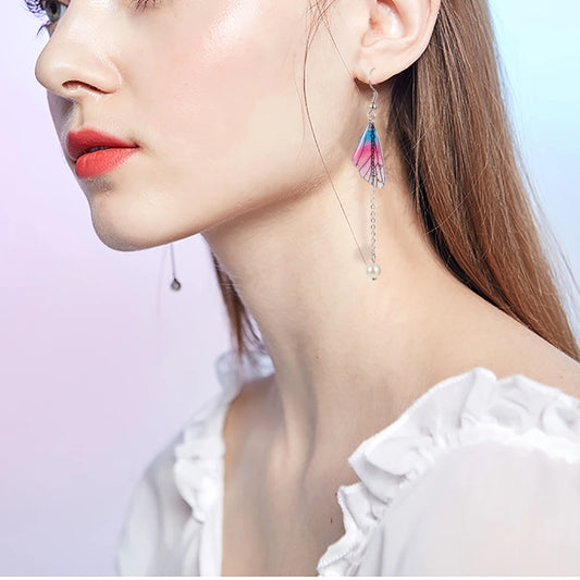 100Pcs Butterfly Wing Insect Dragonfly Wing  Pendant