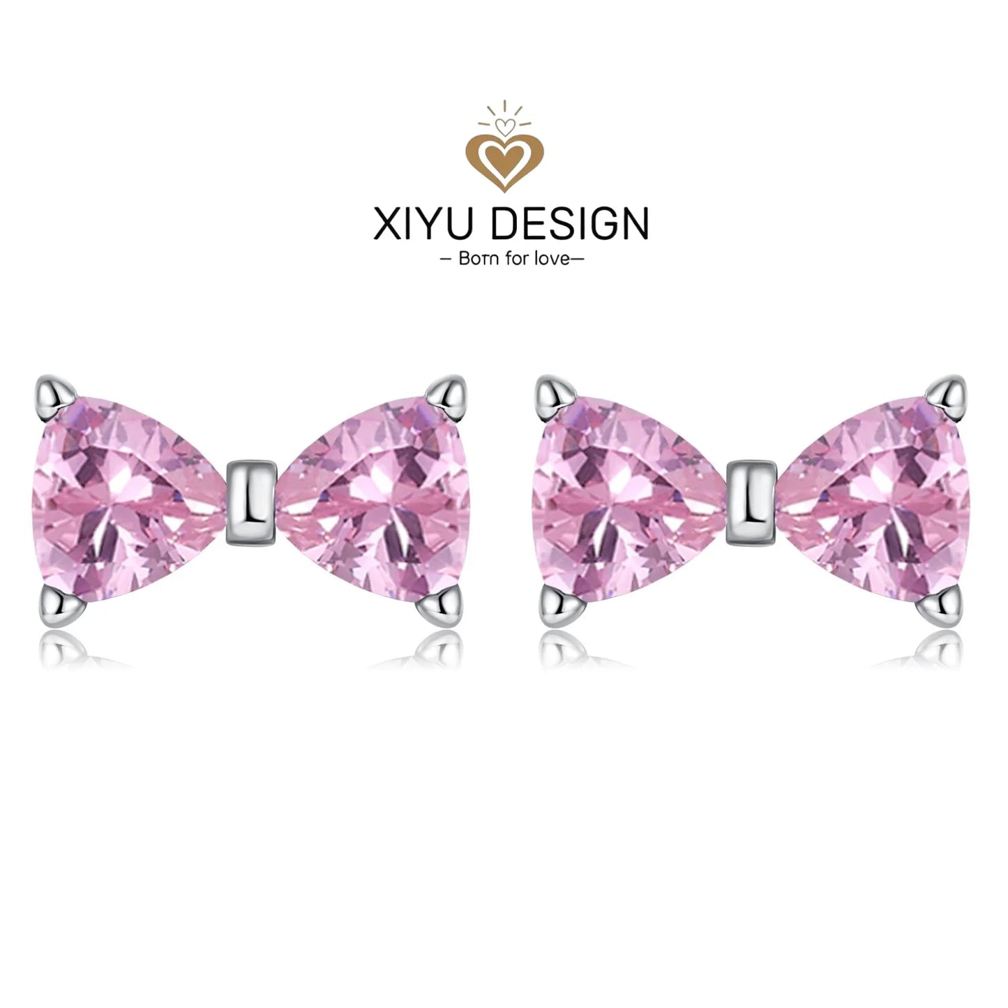 XIYU DESIGN 925 Sterling Silver Multi Shapes Ring Earrings Necklace