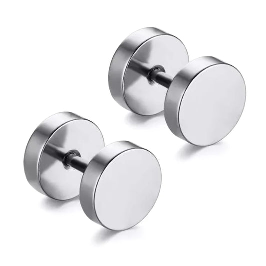 1 Pair Multi Types UNISEX Black Gold Color Stainless Steel Earrings