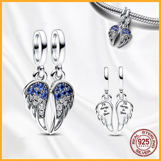 925 Sterling Multiple Shapes Silver Dangle Beads Charm Bracelet