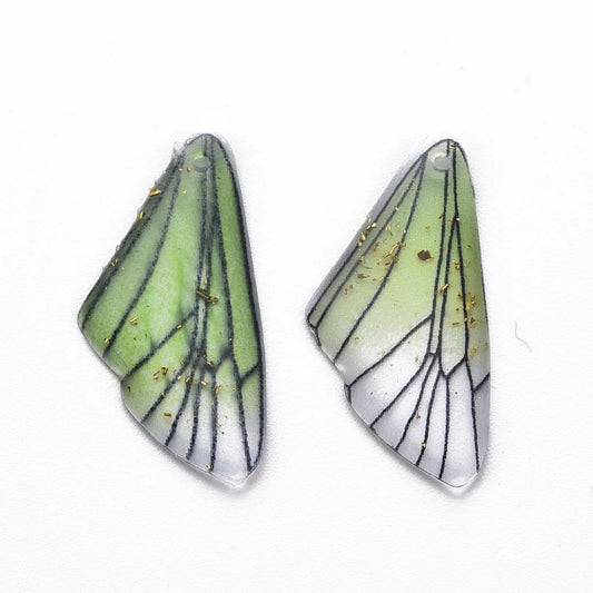 100Pcs Butterfly Wing Insect Dragonfly Wing  Pendant