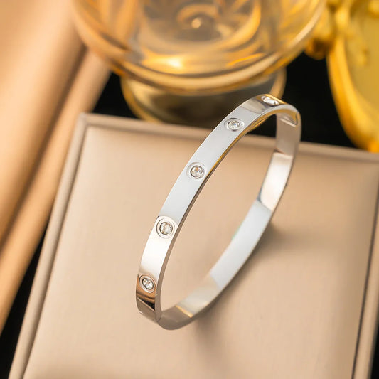 Fashion Round Cubic Zirconia Bracelet