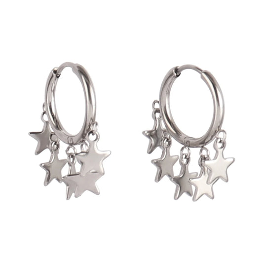Stainless Steel Hoop Earrings for Women