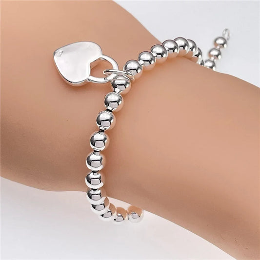 ALIZERO 925 Sterling Silver Noble Nice Chain Solid Bracelet