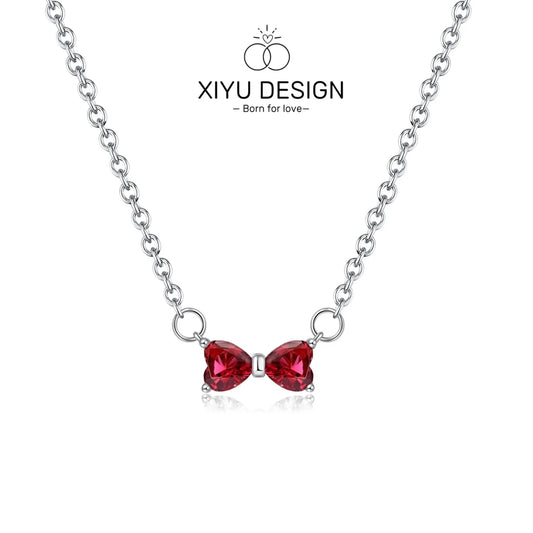 XIYU DESIGN 925 Sterling Silver Multi Shapes Ring Earrings Necklace