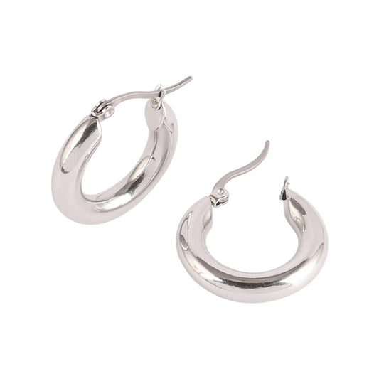 Stainless Steel Hoop Earrings for Women