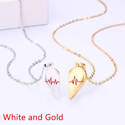 Good Simple Quality Couple Pendant Necklace