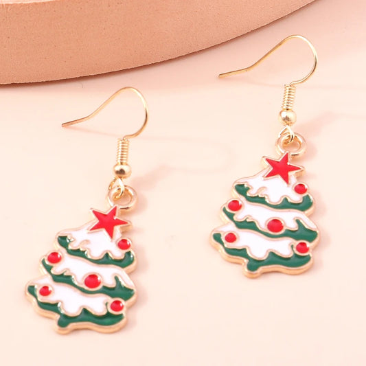 Christmas Shapes Drop Earrings for Women
