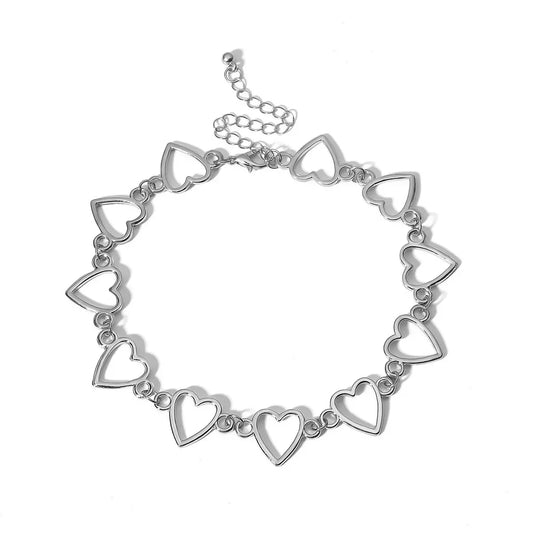 YIYUEQIANLI Hip Hop Butterfly Pendant Tassel Choker Necklace for Women