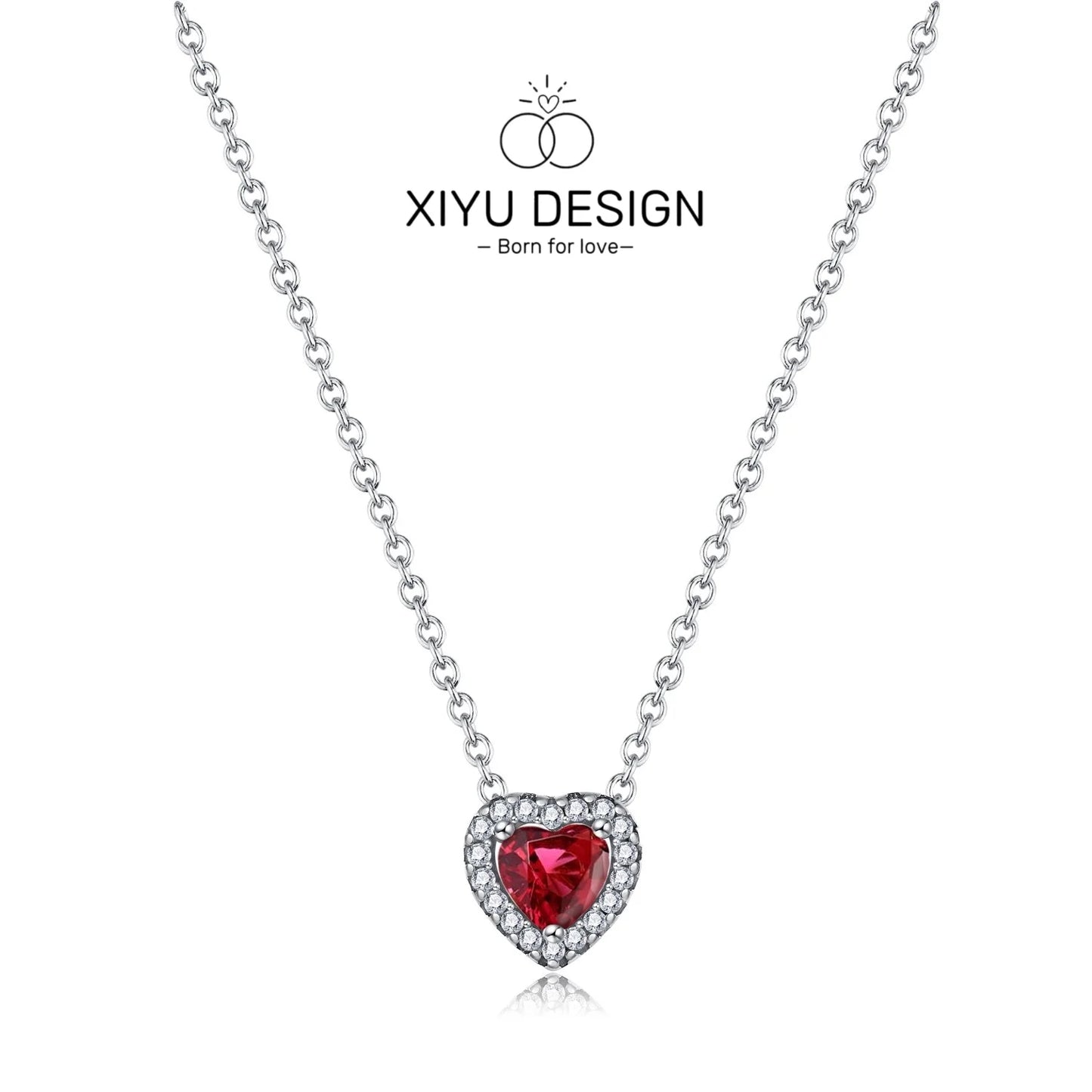 XIYU DESIGN 925 Sterling Silver Multi Shapes Ring Earrings Necklace