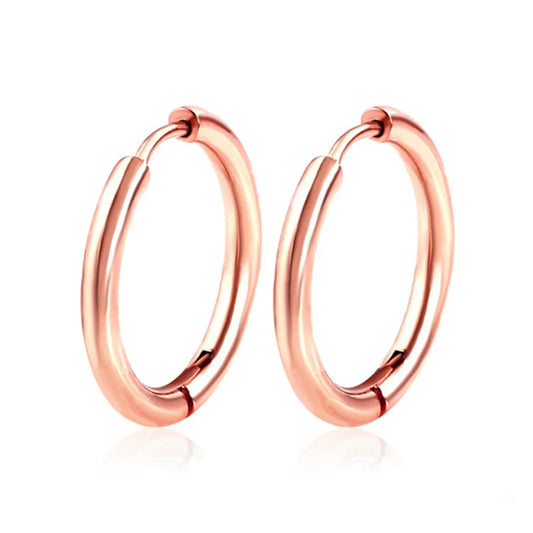 SMYXY UNISEX Stainless Steel Small Hoop Earrings