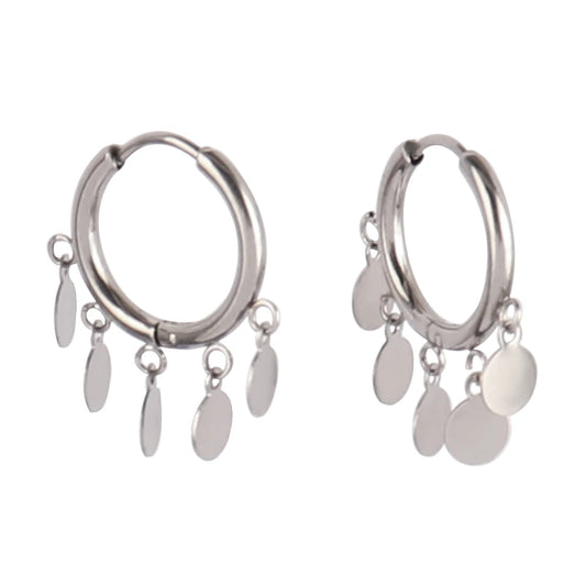 Stainless Steel Hoop Earrings for Women