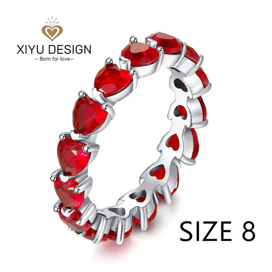 XIYU DESIGN 925 Sterling Silver Multi Shapes Ring Earrings Necklace