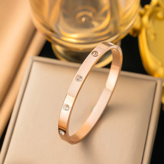Fashion Round Cubic Zirconia Bracelet
