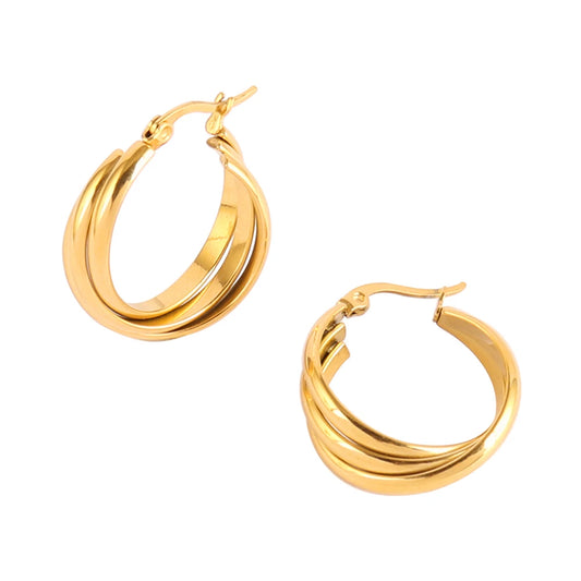Stainless Steel Hoop Earrings for Women