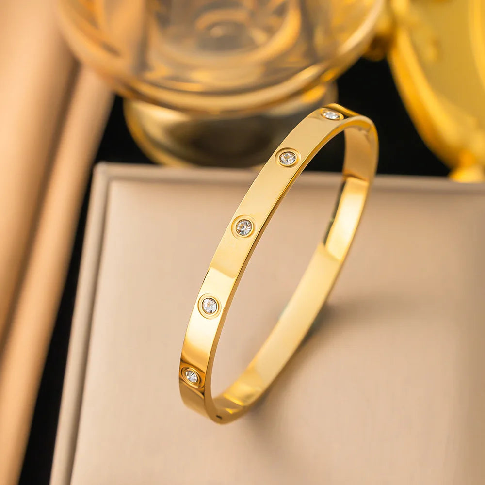 Fashion Round Cubic Zirconia Bracelet