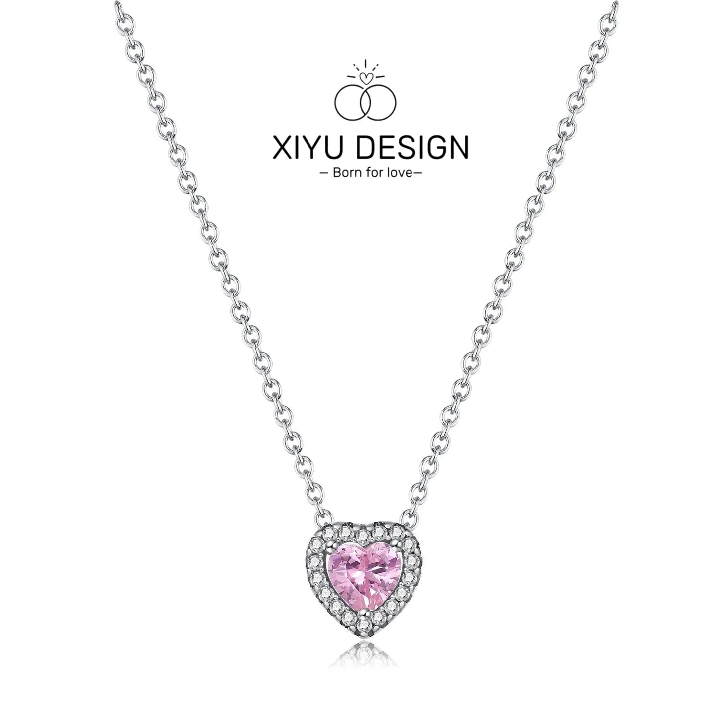 XIYU DESIGN 925 Sterling Silver Multi Shapes Ring Earrings Necklace