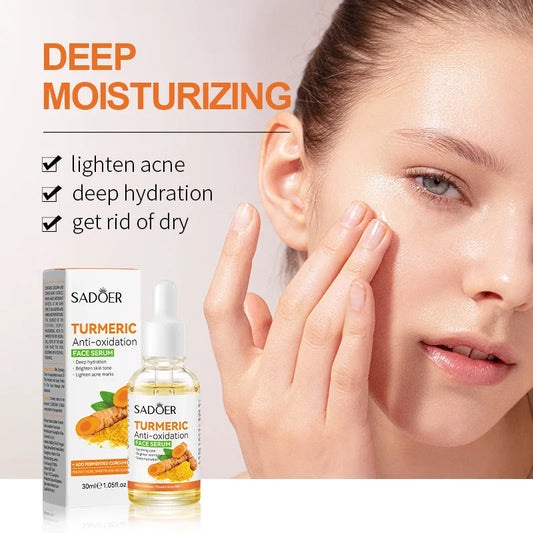 SADOER Vitamin C Niacinamide Hyaluronic Acid Turmeric Face Serum