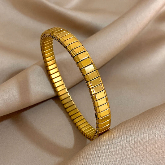 AENSOA Stainless Steel Elastic Watchband Bracelet