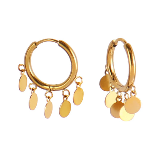Stainless Steel Hoop Earrings for Women