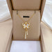 RINHOO FRIENDSHIP Micro Inlaid Zircon Butterfly Tassel Necklace for Women
